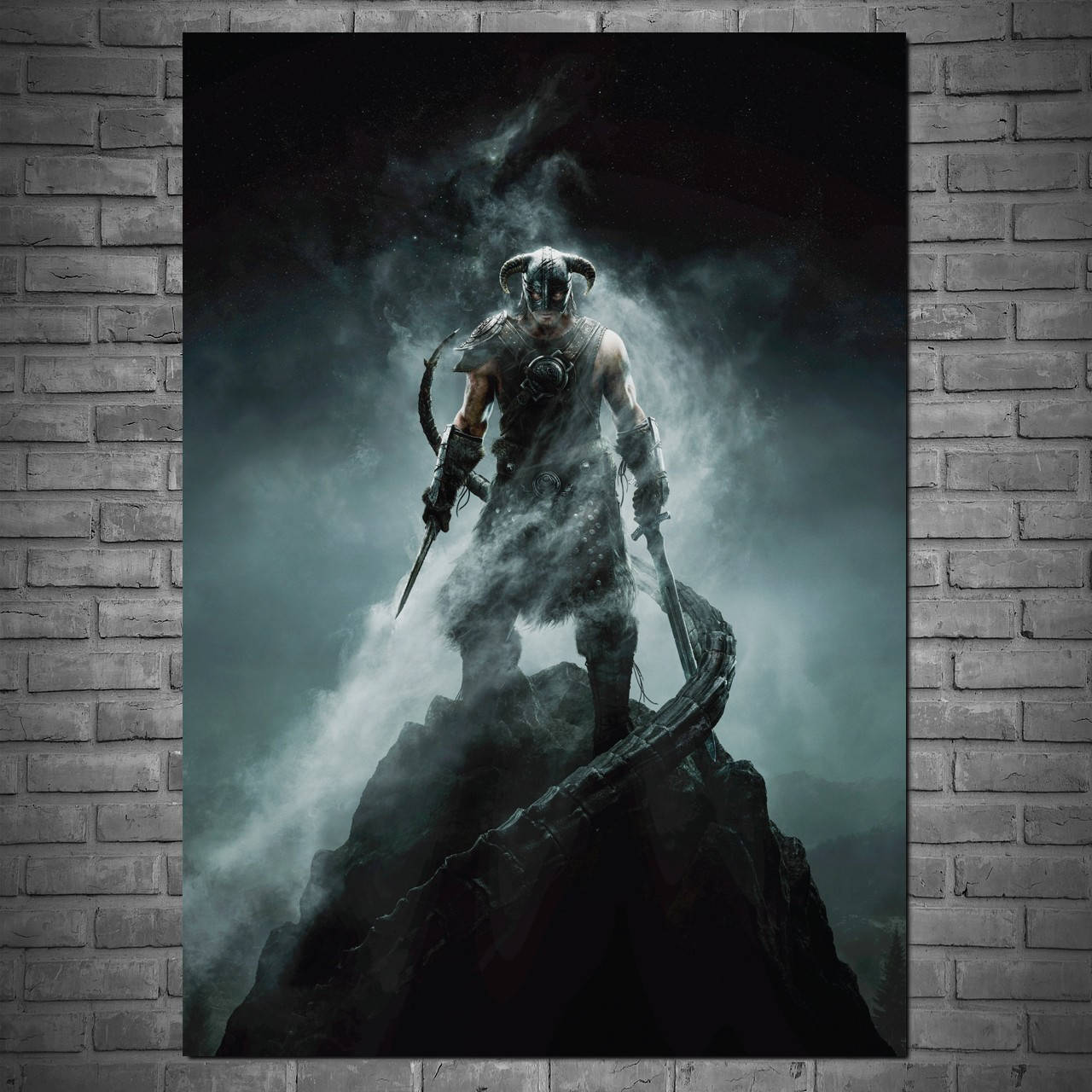 

Плакат "Скайрим, Довакин на камне, Skyrim" (артикул 0110) 85, Глянцевая, 60