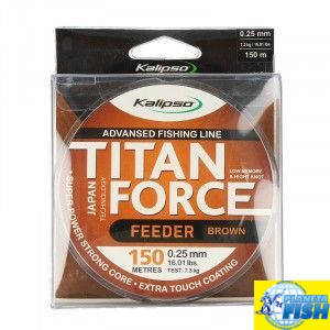 

Леска Kalipso Titan Force Feeder BR 150м, Коричневый