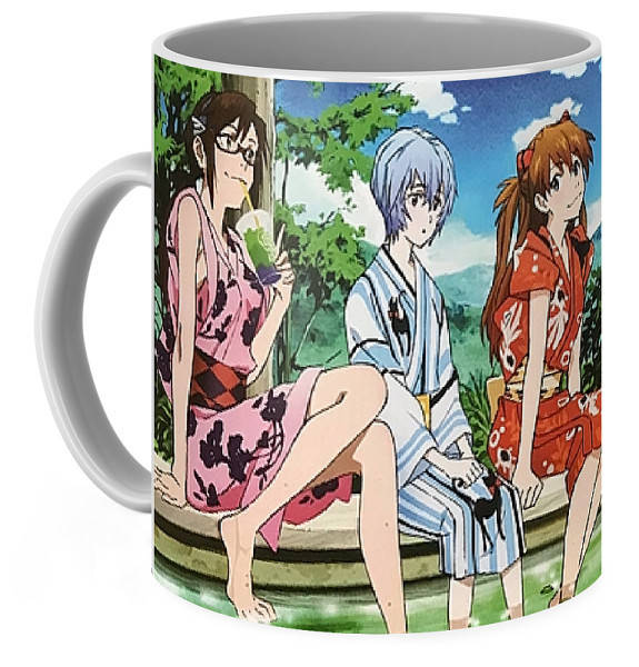 

Кружка GeekLand Evangelion Евангелион прохладная Япония EV 02.08, Белый