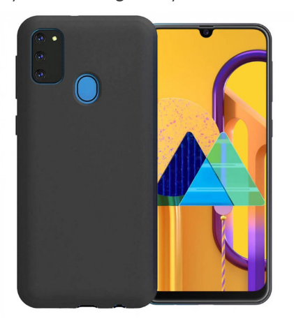 

Чехол силиконовый для Samsung Galaxy M30S M307 черный (самсунг м30с)
