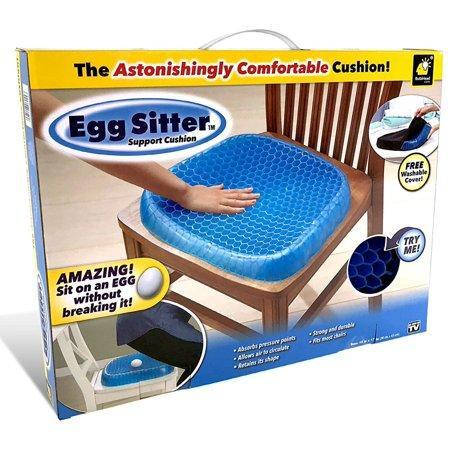 

Подушка ортопедична гелева для сидіння Egg Sitter гелевая подушка, Синий