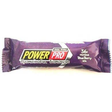 

Протеиновый батончик Power Pro, голубая ягода 36%, 60г. x 20 шт/блок