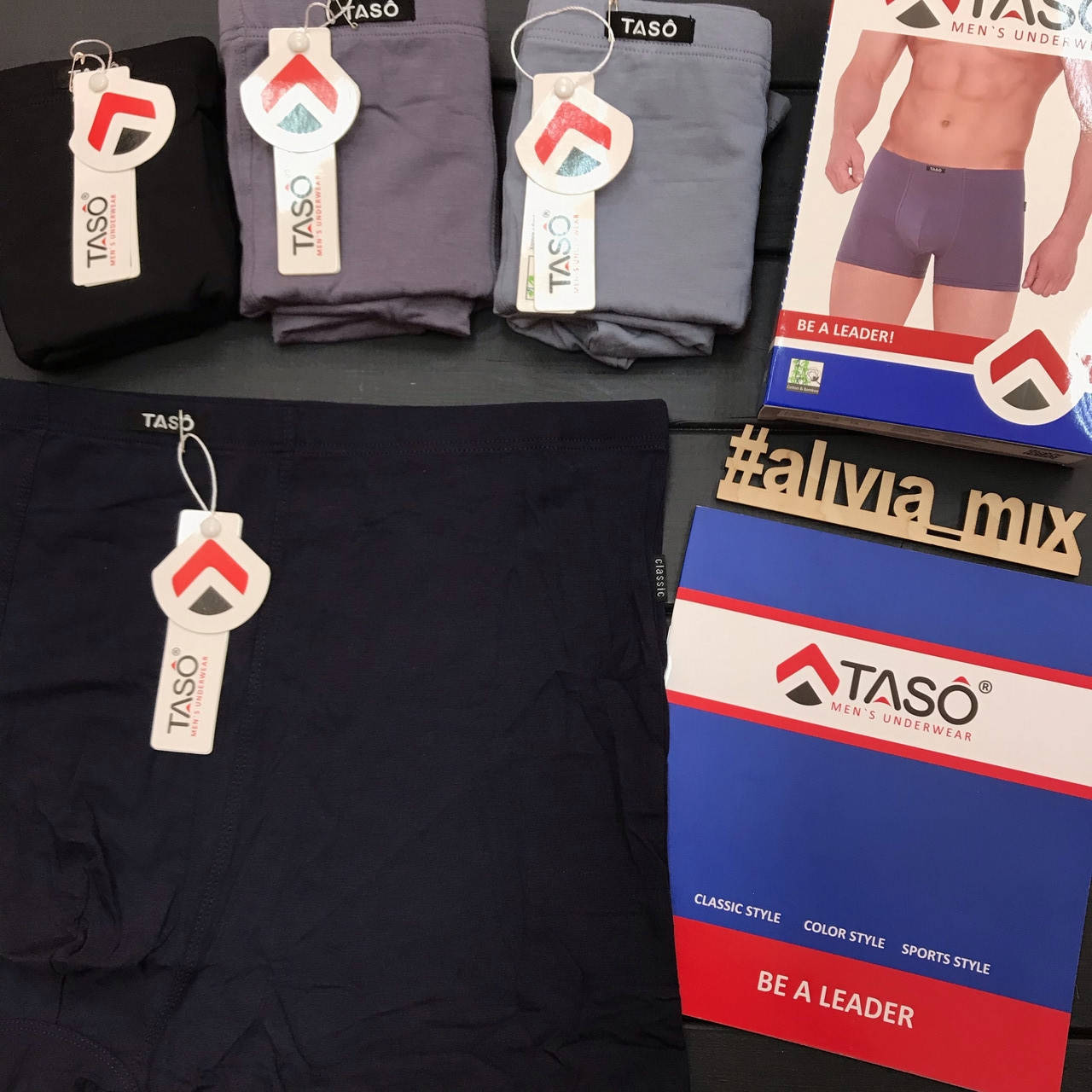 

Мужские боксеры больших размеров TASO баталы 5XL, Темно синий