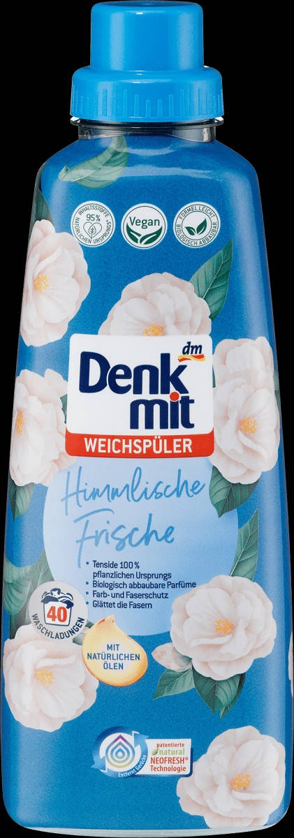 

Ополаскиватель для белья Утренняя Свежесть Denkmit Himmlische Frische 1000 мл
