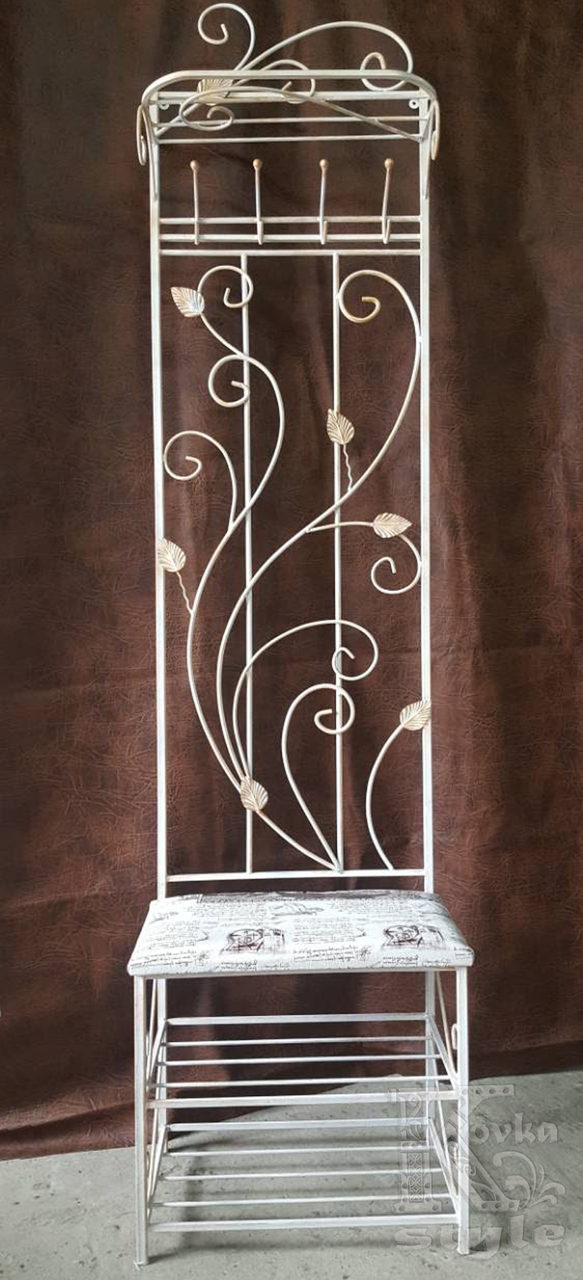 

Прихожая кованая сплошная МИМОЗА 50 см