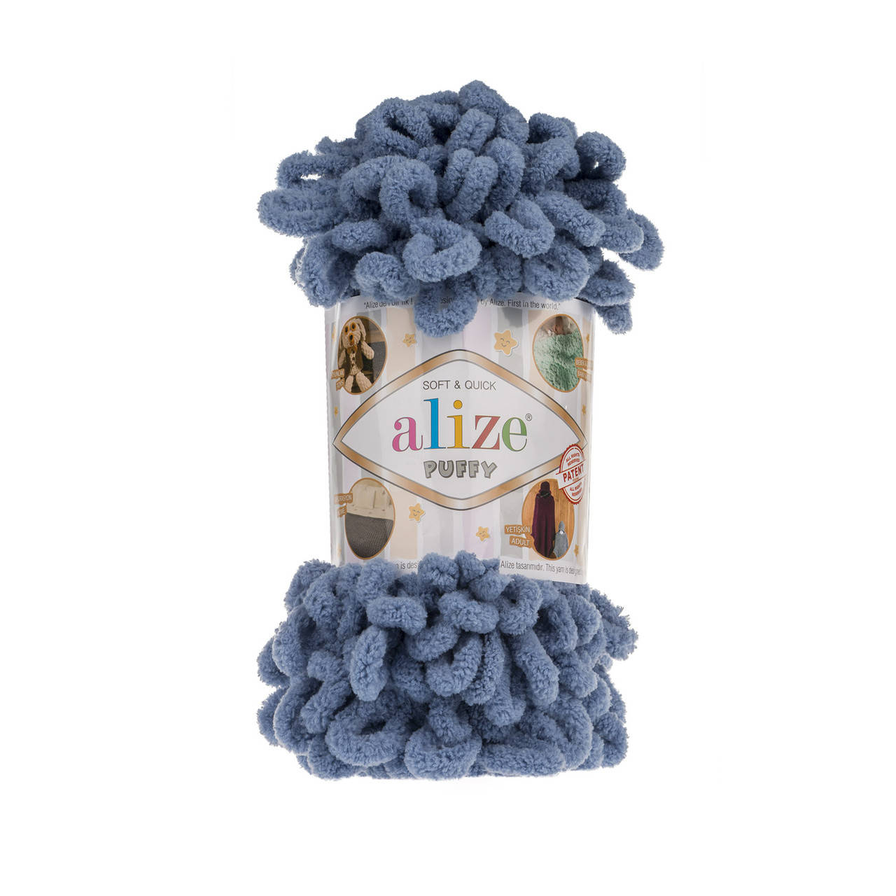 

Пряжа фантазийная Alize Puffy 374