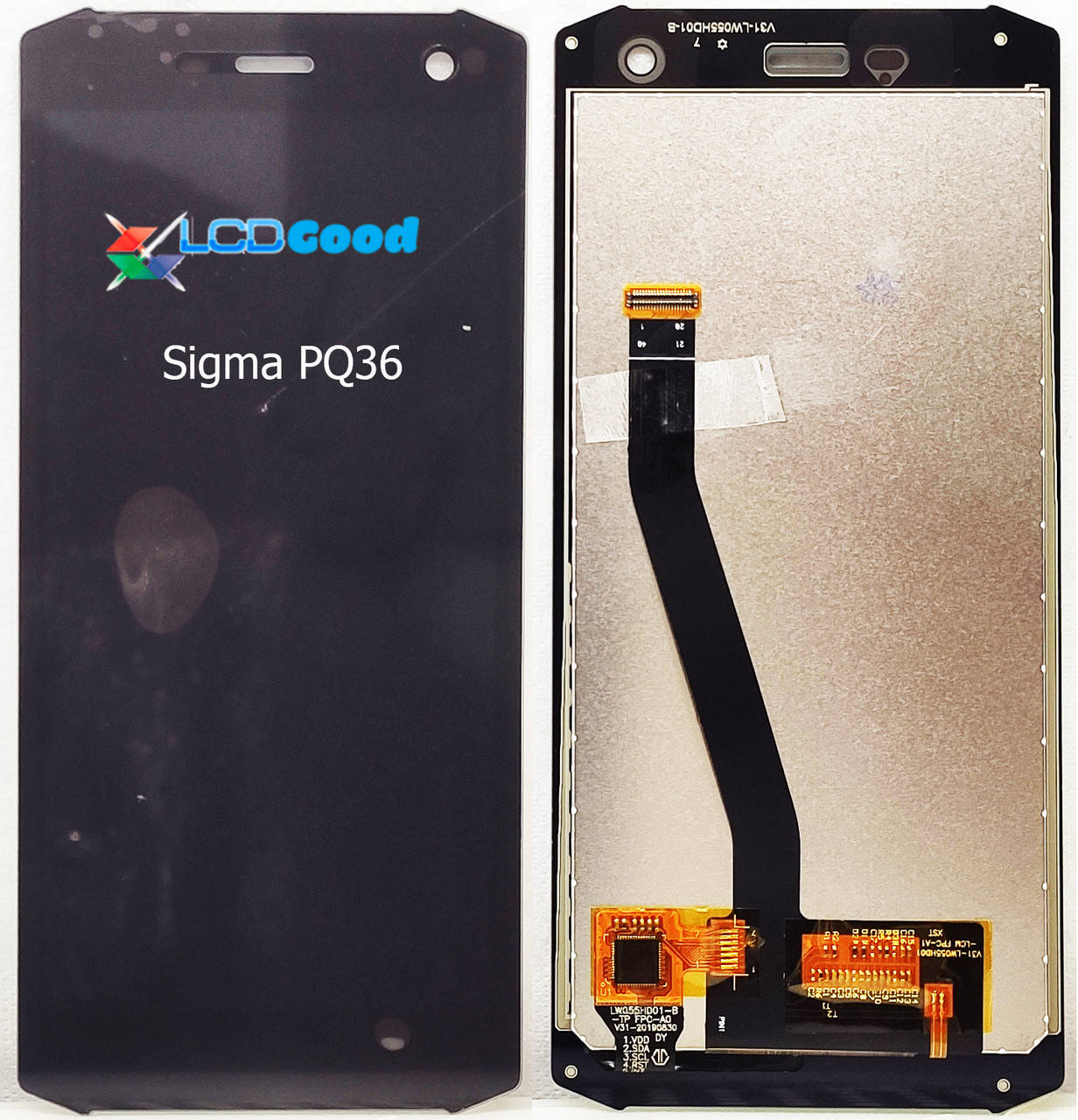 

Модуль ( дисплей + тачскрин ) Sigma Pq36 / myphone hammer energy 2 Чорний, Черный