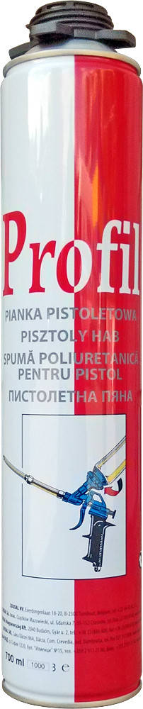 

Пена монтажная пистолетная 625мл, светло-желтый, Profil gun, Soudal [000010000000750GE1]