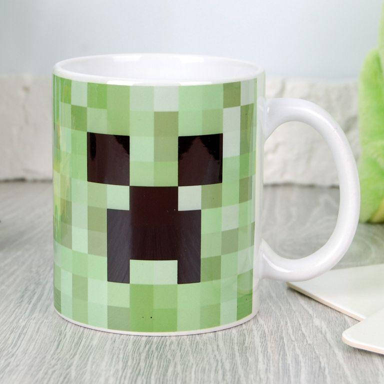 

Кружка с принтом «Creeper. Minecraft», Белый