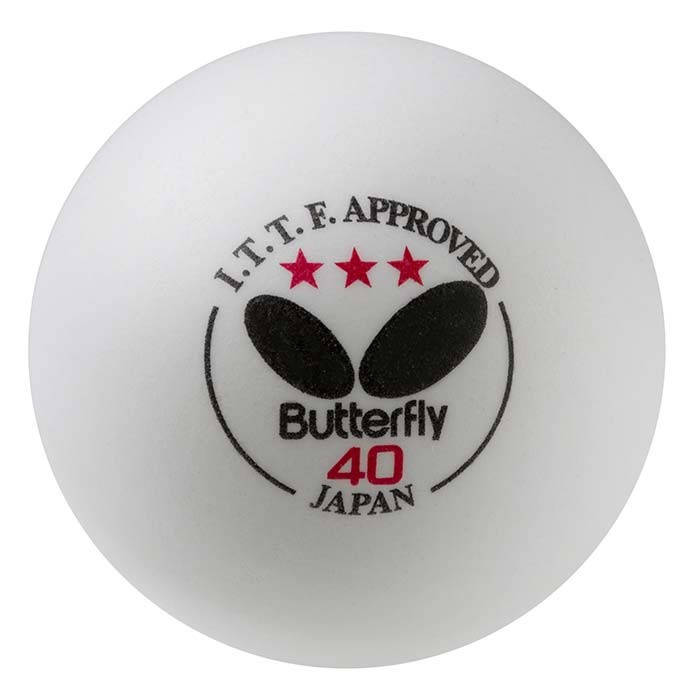 

Шарики для настольного тенниса Batterfly, 3 шт, 3*, белый