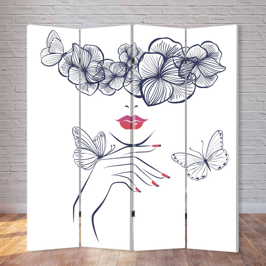 

Ширма "Загадочная девушка"