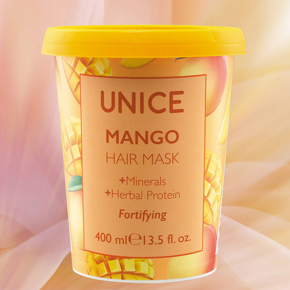 

Маска для волос Unice с экстрактом манго, 400 мл