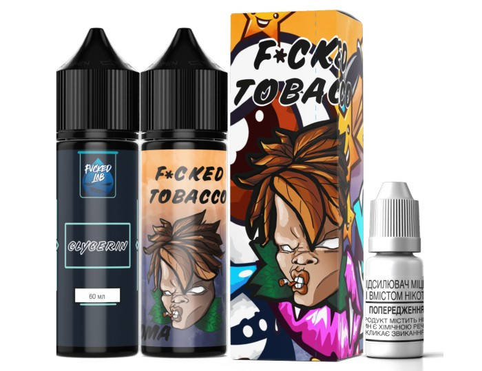 

Набор для самозамеса жидкости Fucked Tobacco 60 мл. 3 мг/мл