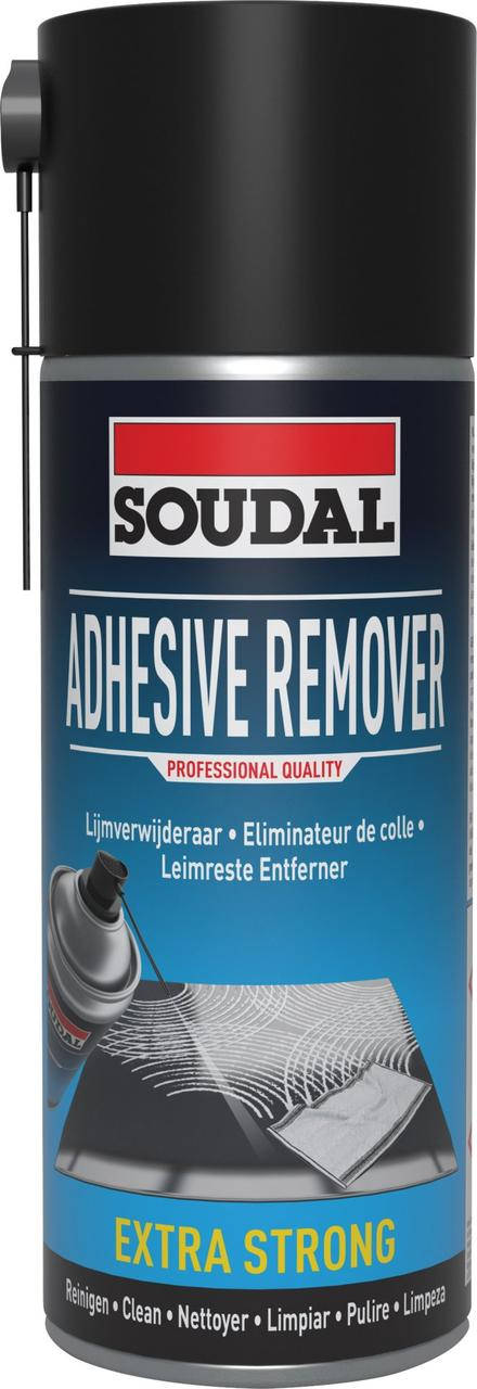 

Аэрозоль для удаления клея 400мл, бесцветный, Adhesive Remover, Soudal [0000900000001000AR] Соудал, Бесцветный