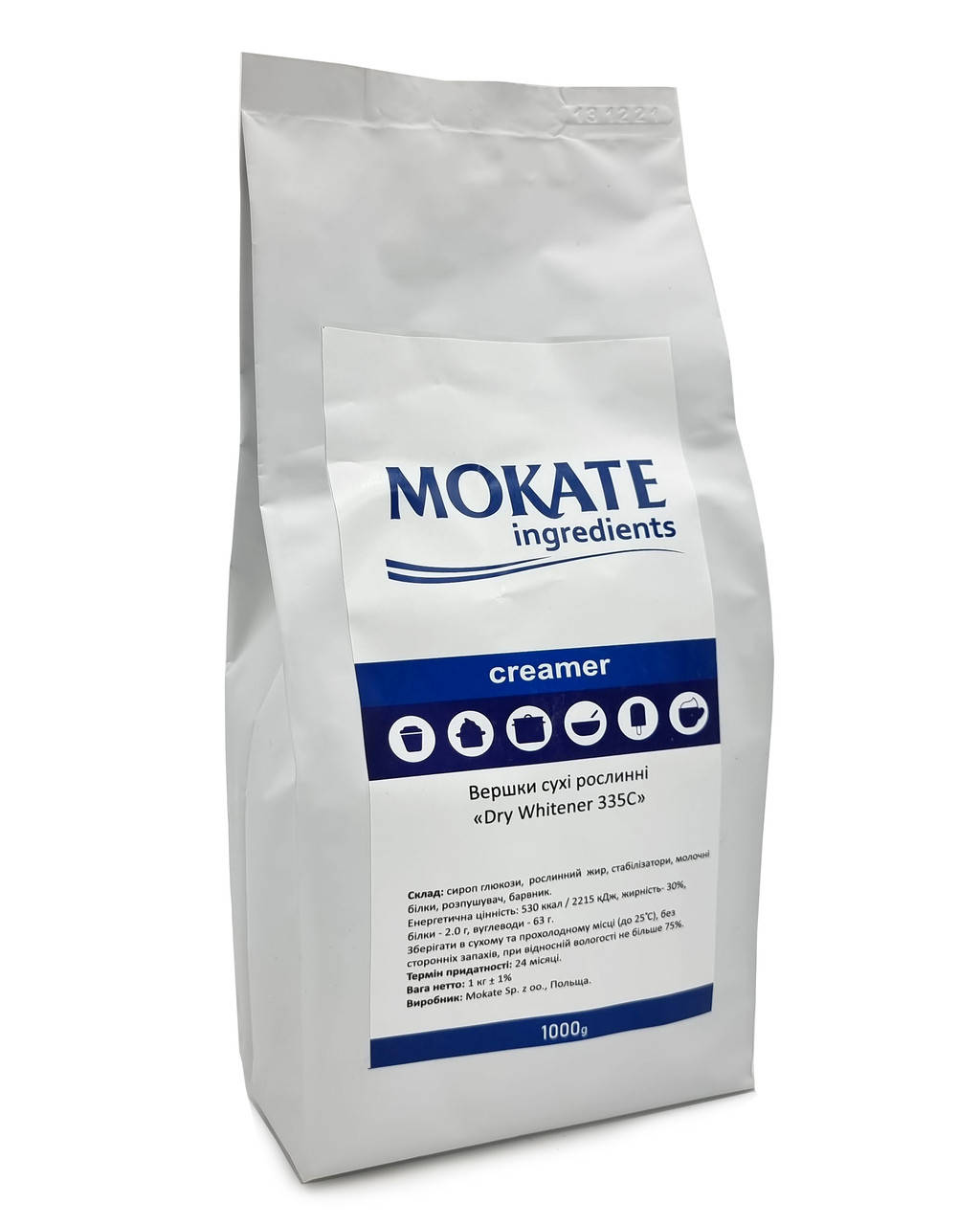

Сливки сухие Mokate 335C, 30%, 1кг