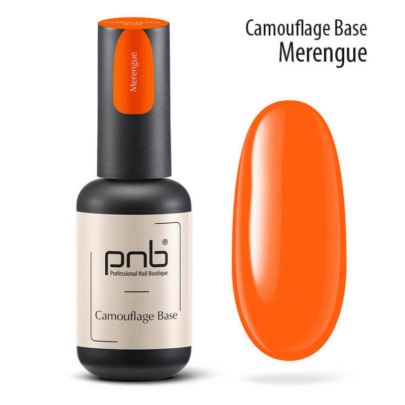 

База цветная каучуковая PNB UV/LED Merengue, orange, 8 мл