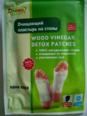 

Пластырь на стопы очищающий, детокс Доюань