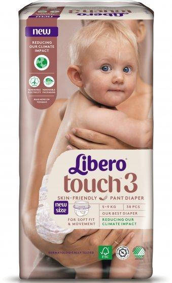 

Подгузники-трусики Libero Touch Pants 3 (5-9 кг) 38 шт