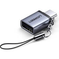 

Кабель UGREEN US270 OTG Adapter Type-C 3.1 M - USB 3.0 F Alum. (Сірий)