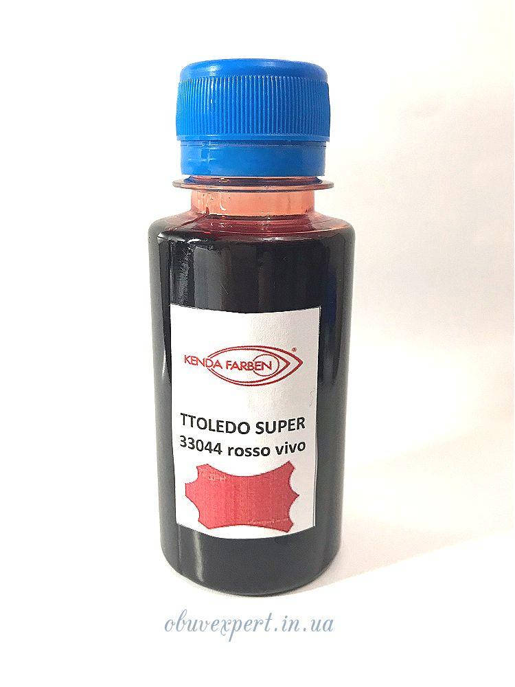 

Фарба TOLEDO SUPER 33044 яскраво-червоний, спиртова для шкіри, 100 мл, Красный