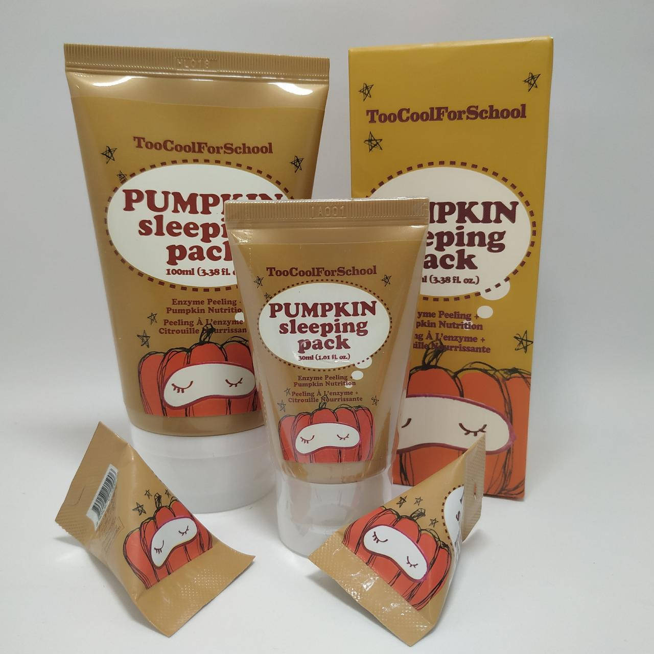 

Ночная маска с экстрактом тыквы TOO COOL FOR SCHOOL Pumpkin Sleeping Pack 100 мл