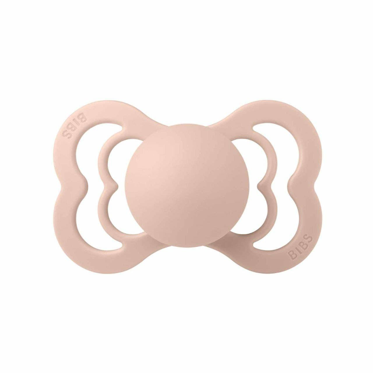 

Ортодонтическая пустышка BIBS SUPREME Blush (6-18 мес.), Персиковый