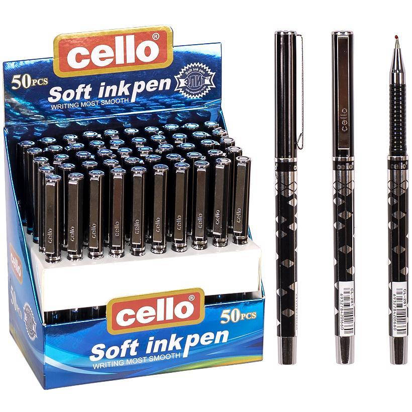 

Ручка масляная "Soft ink" Cello CL281-50 чёрная