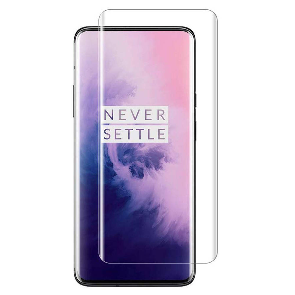 

Защитное стекло 3D Tempered Glass UV для OnePlus 7T Pro / 7 Pro с клеем и лампой