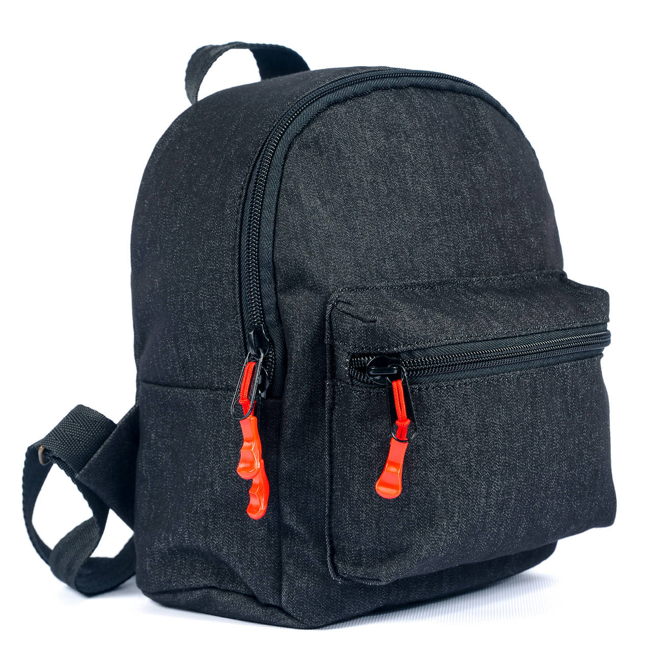 

Детский маленький джинсовый рюкзак Черный для девочек для мальчиков 5л (MBk0013)