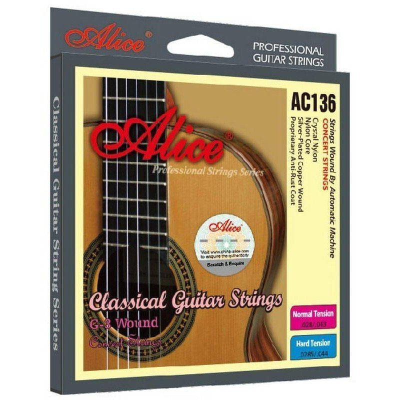 

Струны для классической гитары Alice AC136N 28-43