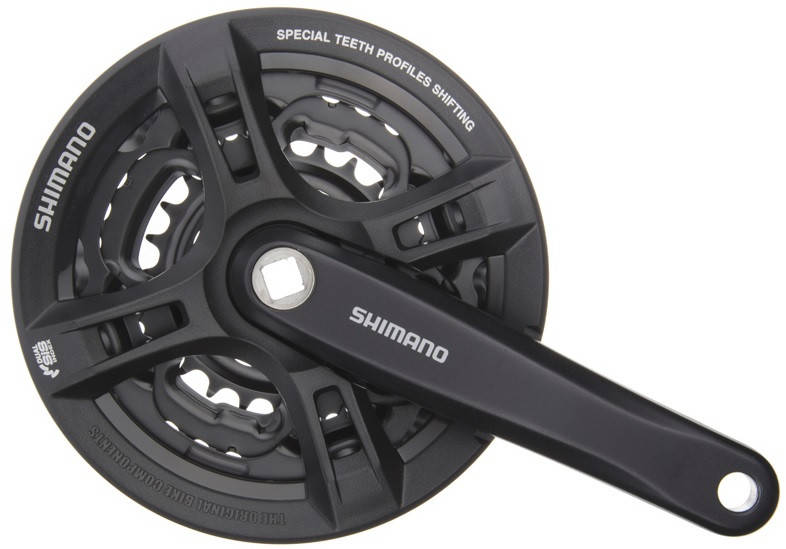 

Велосипедный шатун Shimano fc-m171 Tourney (42/34/24)
