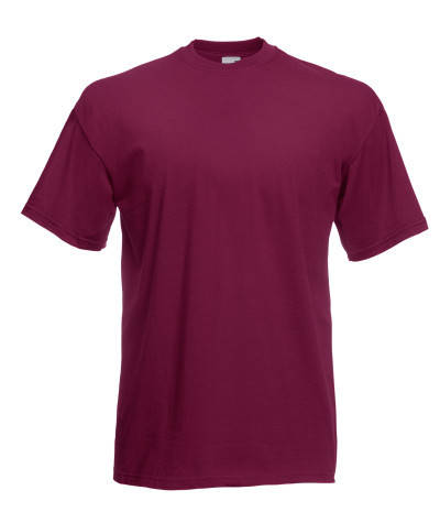 

Футболки однотонные унисекс Fruit of the Loom Бордовый, XL