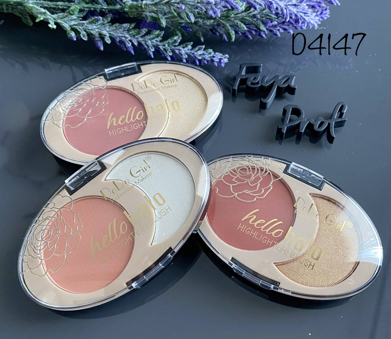 

Румяна + хайлайтер DoDo