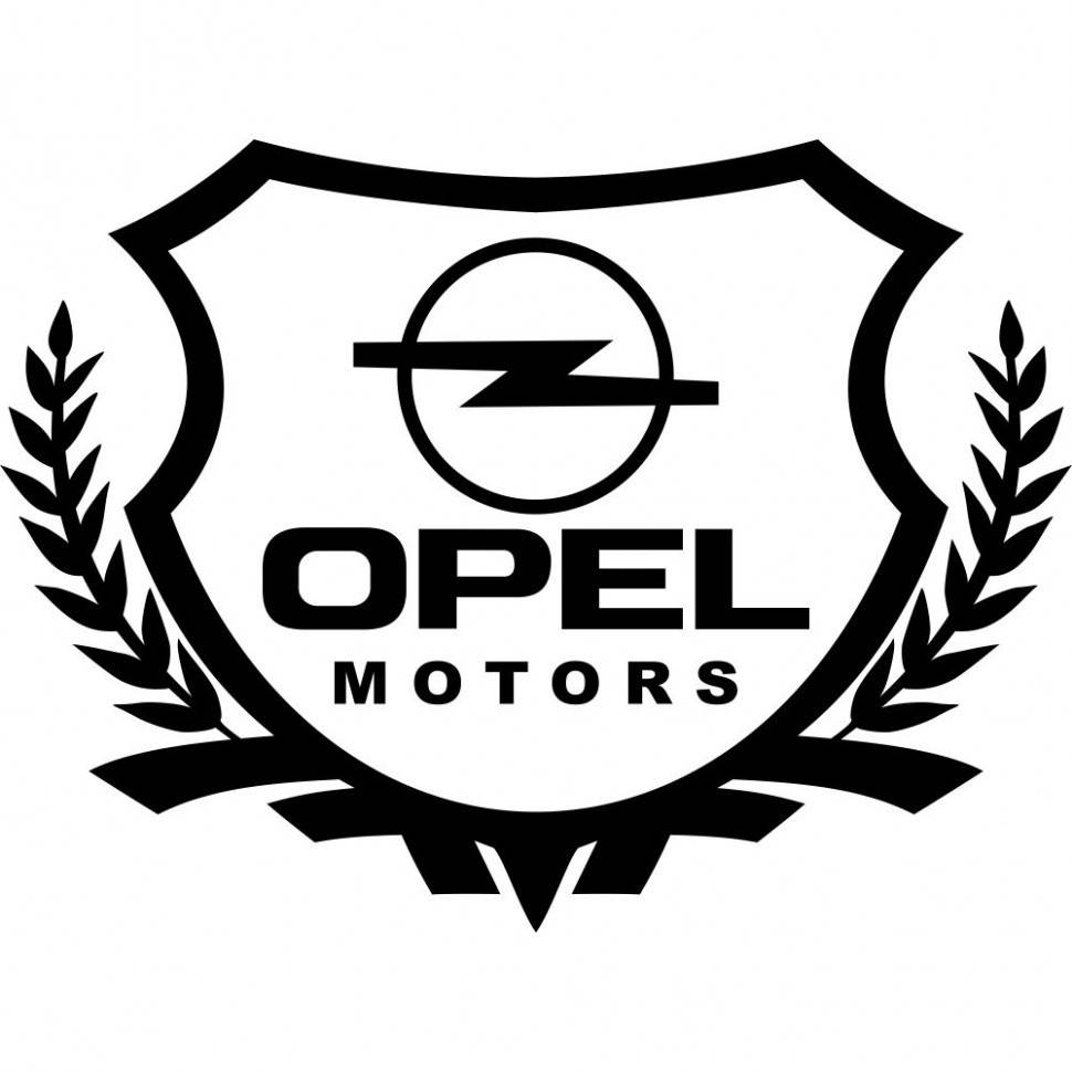 

Виниловая наклейка на автомобиль - Opel Motors Щит с логотипом