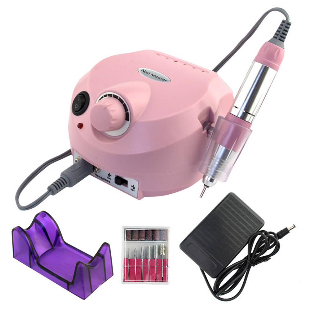 

Аппарат для маникюра на 45 Вт 35 000 об/мин + 6 фрез BUCOS ZS-601 PRO / Фрезер для маникюра и педикюра, Розовый