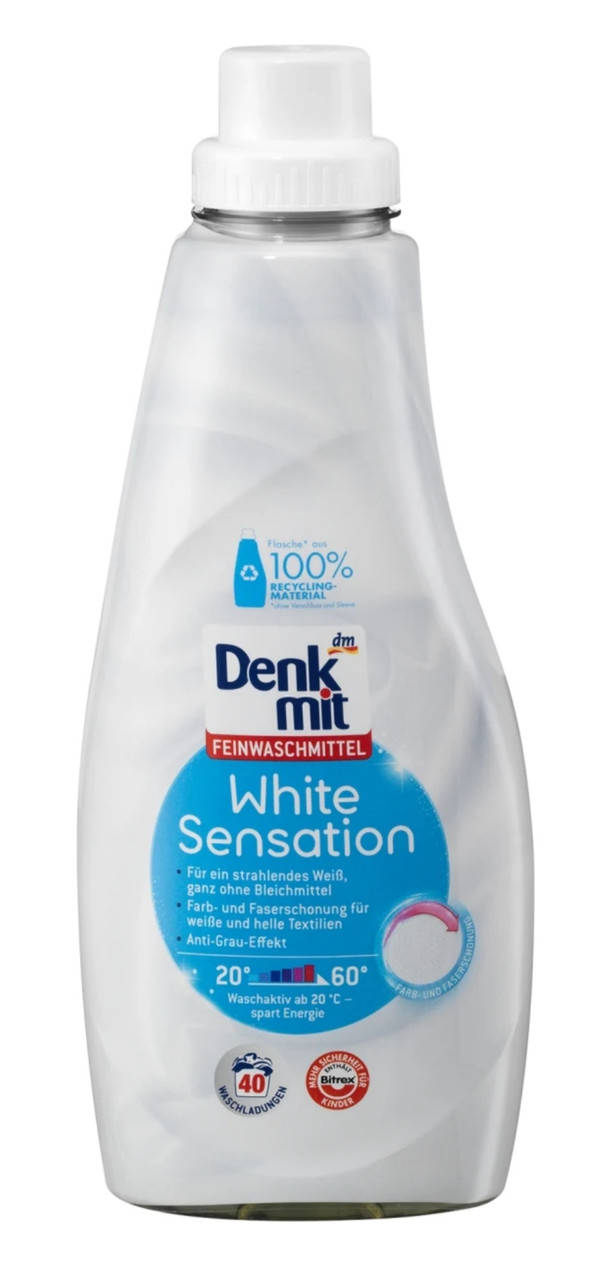 

Denkmit White Sensation гель-концентрат для прання білої білизни 1 л