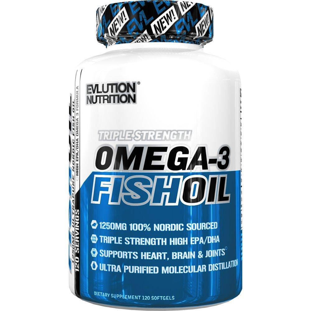 

Омега-3 Evlution Nutrition Fish Oil 120 капс. нордическая