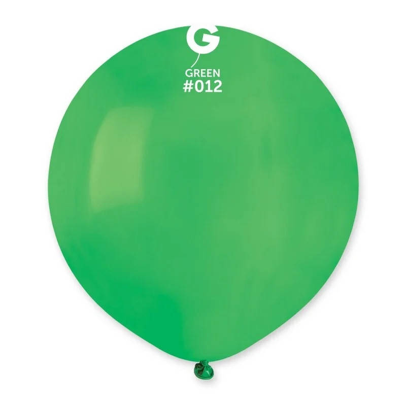 

Латексный воздушный шар 19’’ (48см) GREEN (#012) GEMAR, Зелёный