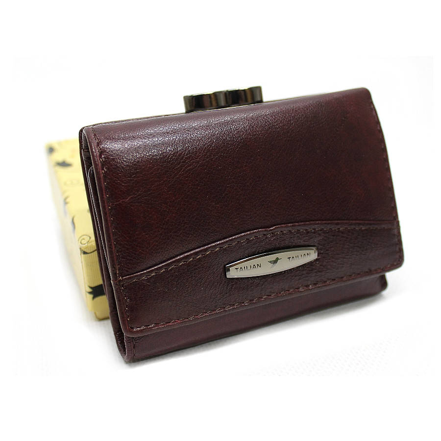 

Шкіряний гаманець жіночий Tailian T707, Коричневый