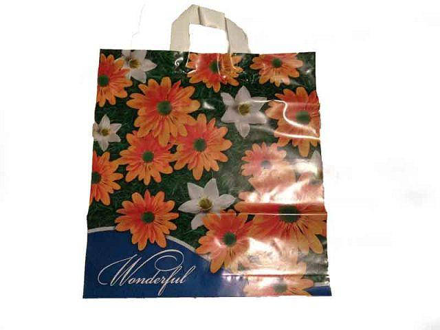 

Пакет с петлевой ручкой "Оранж Вандерфул" 40см 40см 95мк (50 шт)