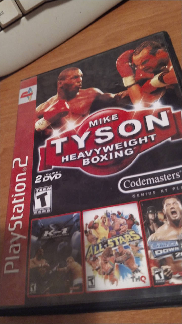 

Диск Sony PlayStation 2- 2 dvd Mike Tyson heavyweight boxing