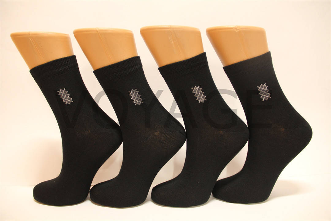 

Мужские носки средние с бамбука Style Luxe КЛ 41-45 черный