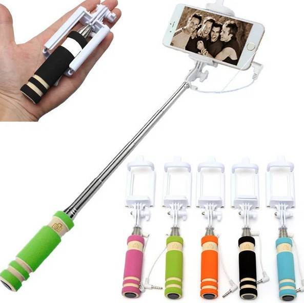 

Селфи палка мини монопод P55/Mini-Monopod с кнопкой (5571), Разные цвета
