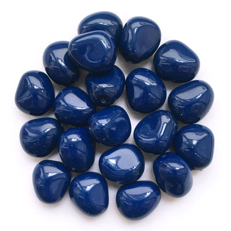 

Жемчуг неправильной формы Preciosa (Чехия) 11х9.5 мм Navy Blue, Белый