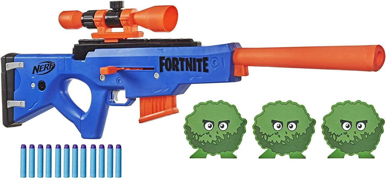 

Снайперская винтовка Нерф Фортнайт Nerf Fortnite BASR-R Эко упаковка, Синий
