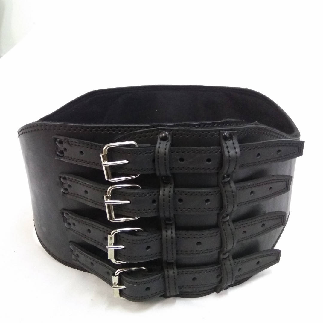 

Кожаний пояс (черес) на 4 пряжки