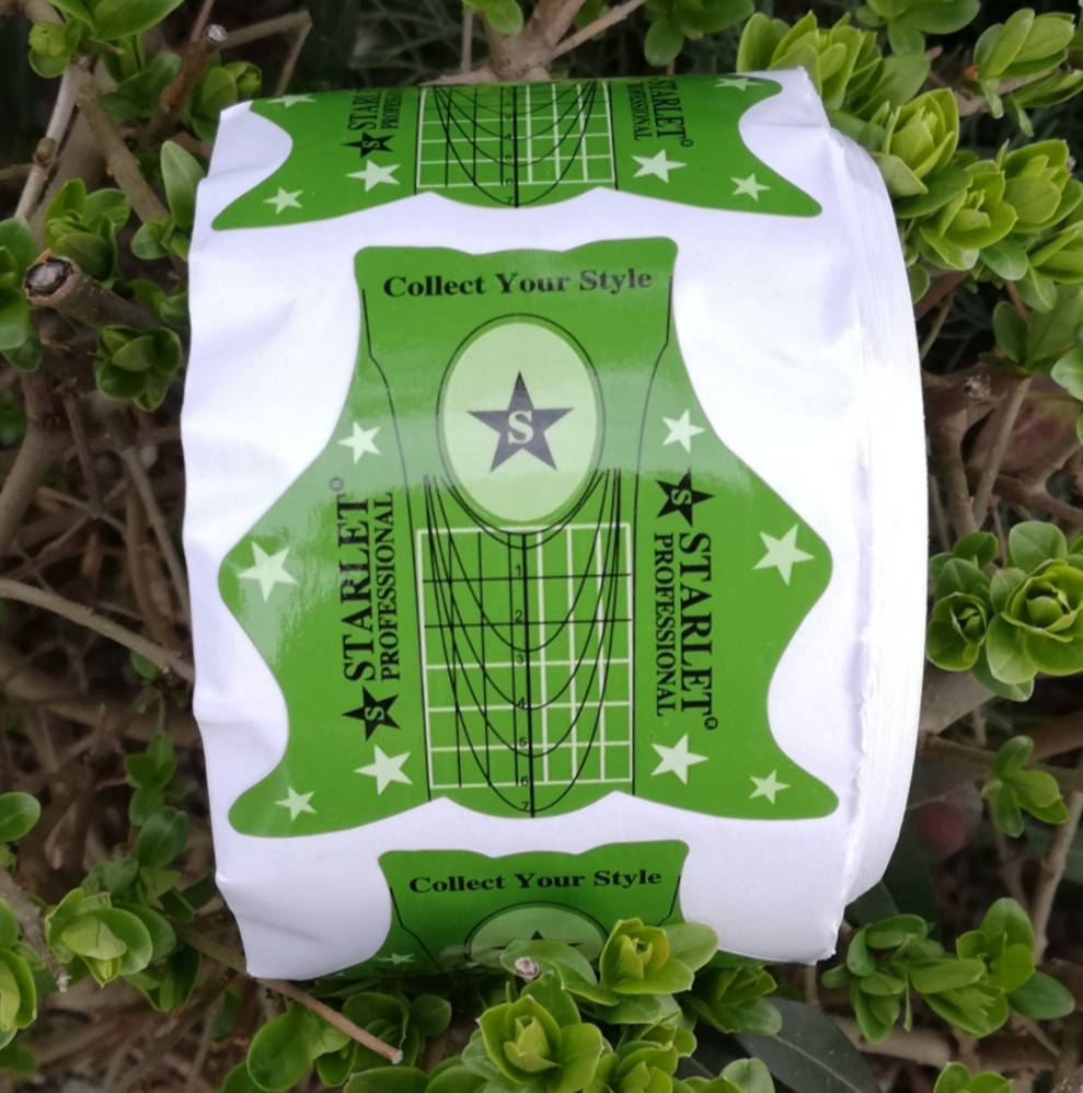 

РУЛОН 300шт Формы зеленые Starlet Professional, Зелёный