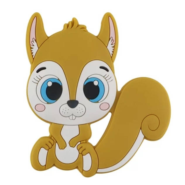 

Белочка грызунок (прорезыватель) для зубов силиконовый Горчичный