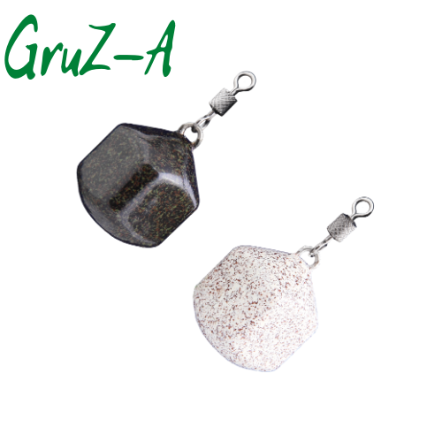 

Груз рыболовный "Куб" (60 г-90 г) от Gruz-A Груз для донки Кубик 80г, Темно-зеленый