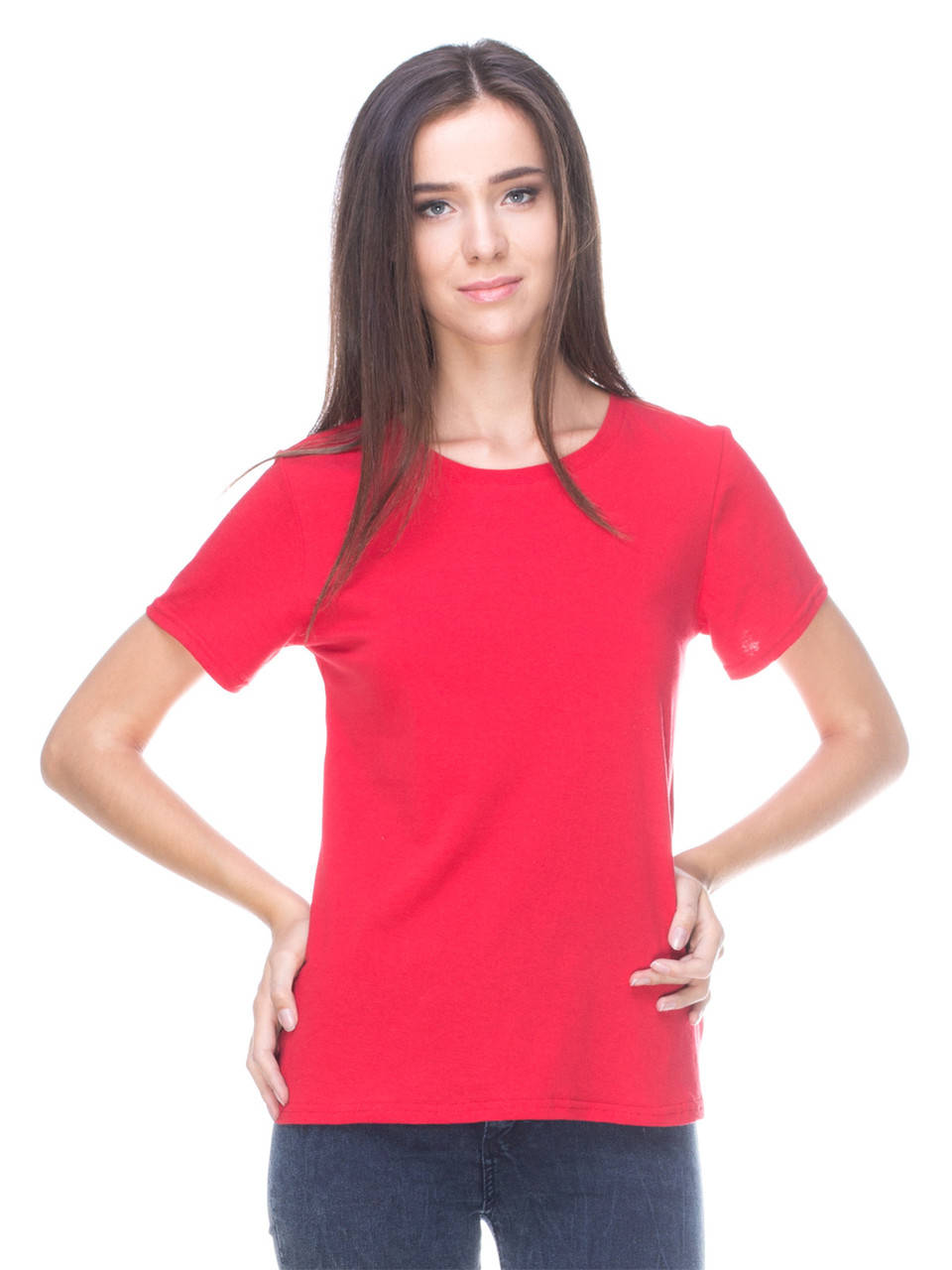 

Футболка женская, красная XL, Красный